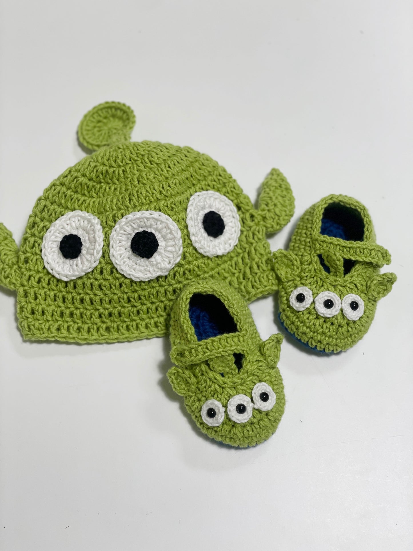 Custom Handcrafted Baby hat&shoes（100% Organic Cotton）