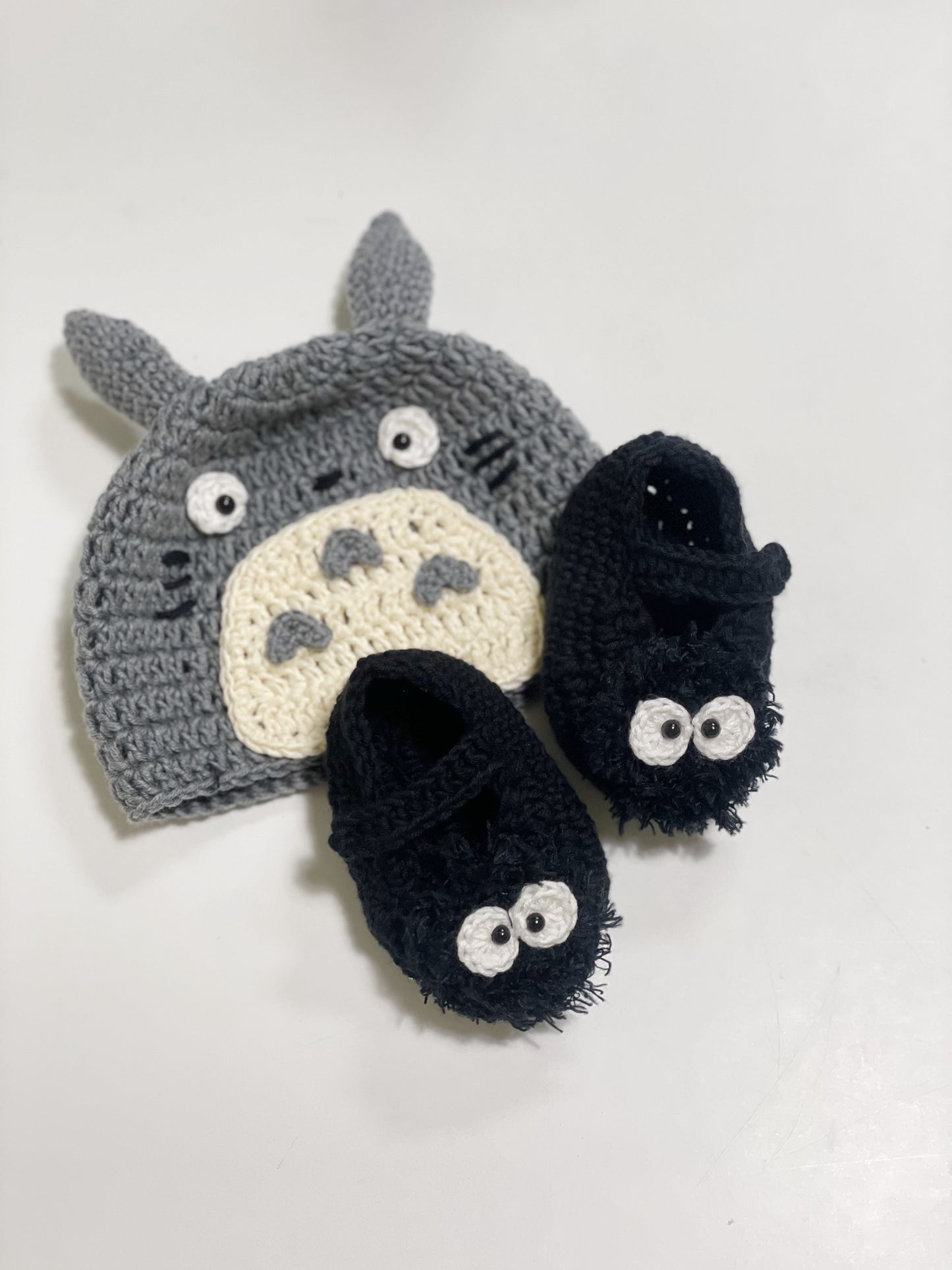 Custom Handcrafted Baby hat&shoes（100% Organic Cotton）