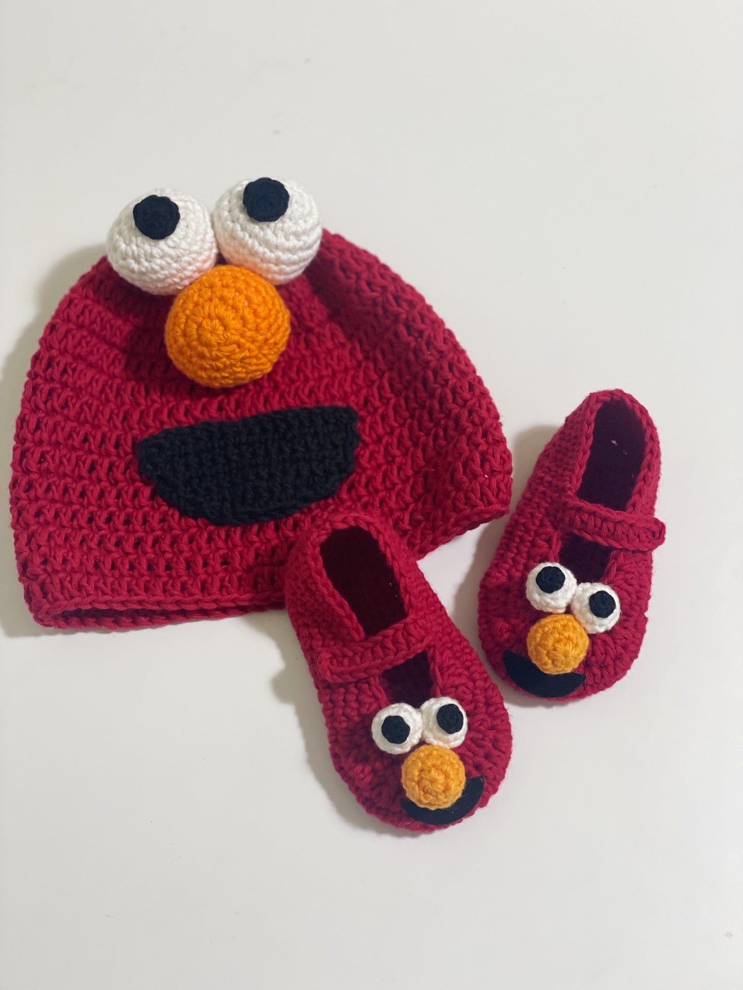 Custom Handcrafted Baby hat&shoes（100% Organic Cotton）