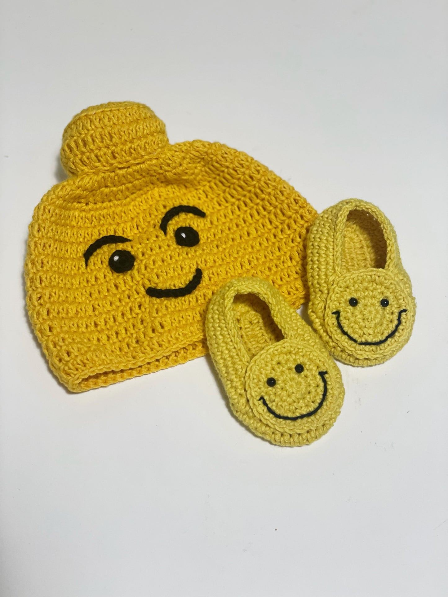 Custom Handcrafted Baby hat&shoes（100% Organic Cotton）
