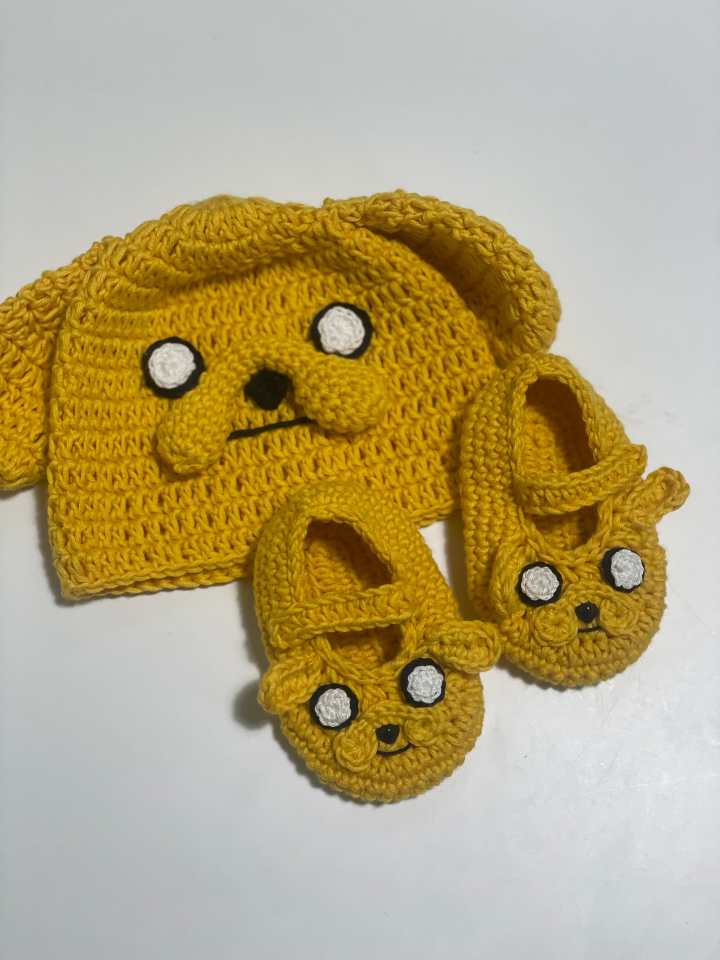 Custom Handcrafted Baby hat&shoes（100% Organic Cotton）