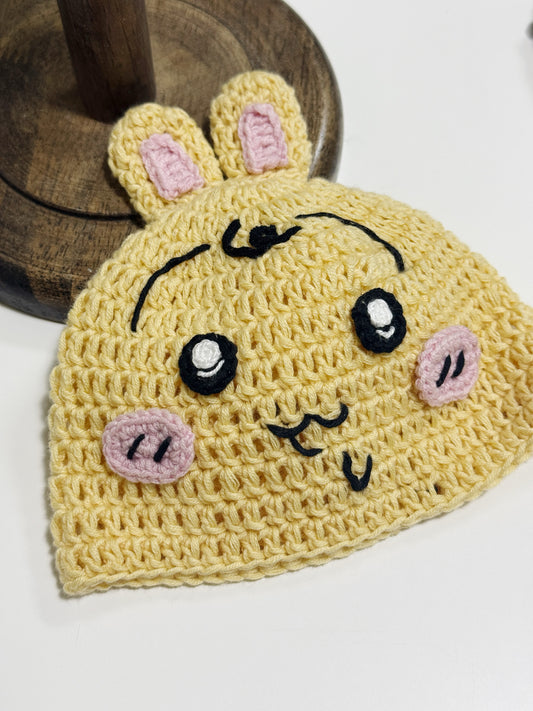 Custom Handcrafted Baby hat（100% Organic Cotton）