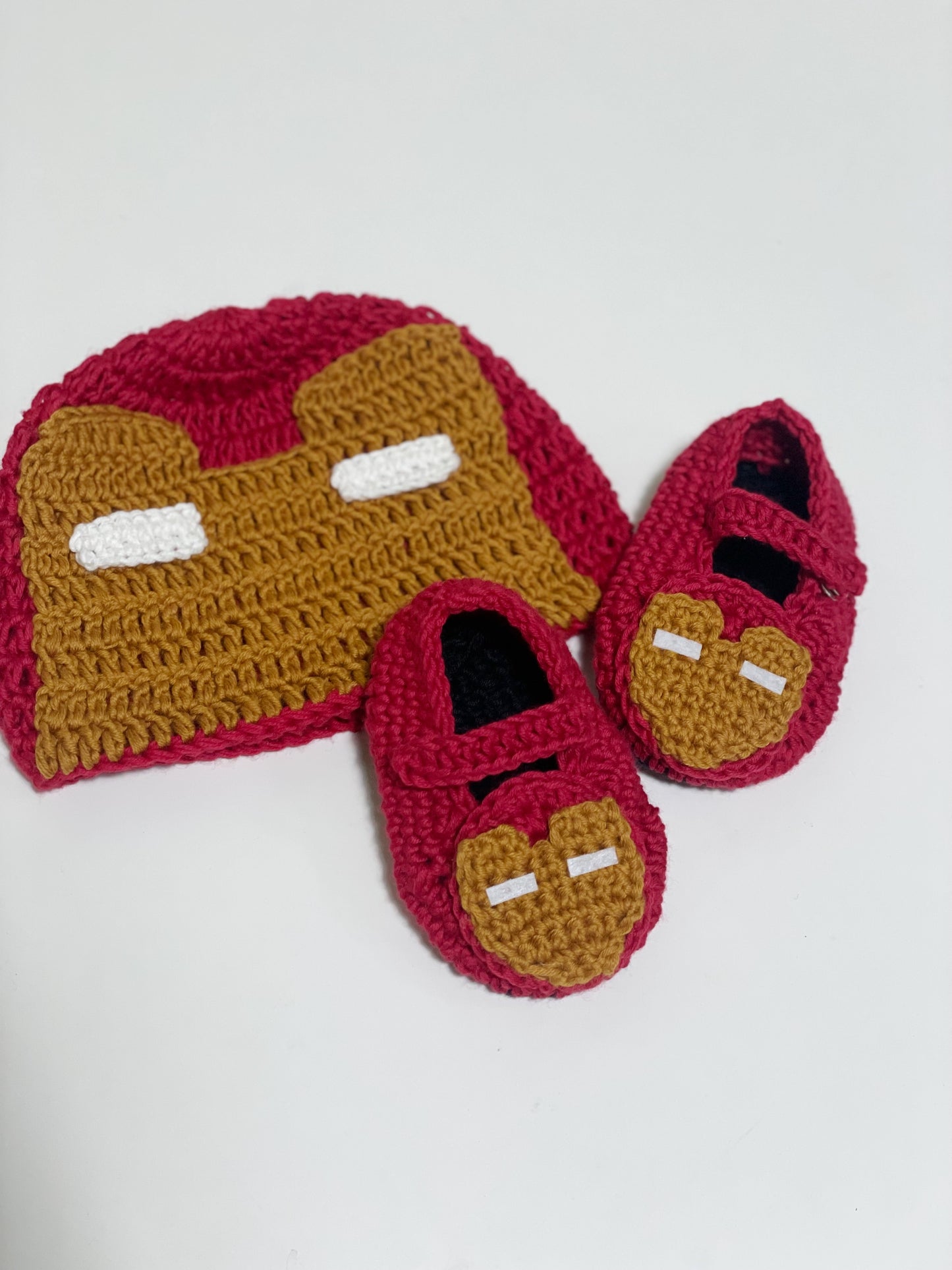 Custom Handcrafted Baby hat&shoes（100% Organic Cotton）