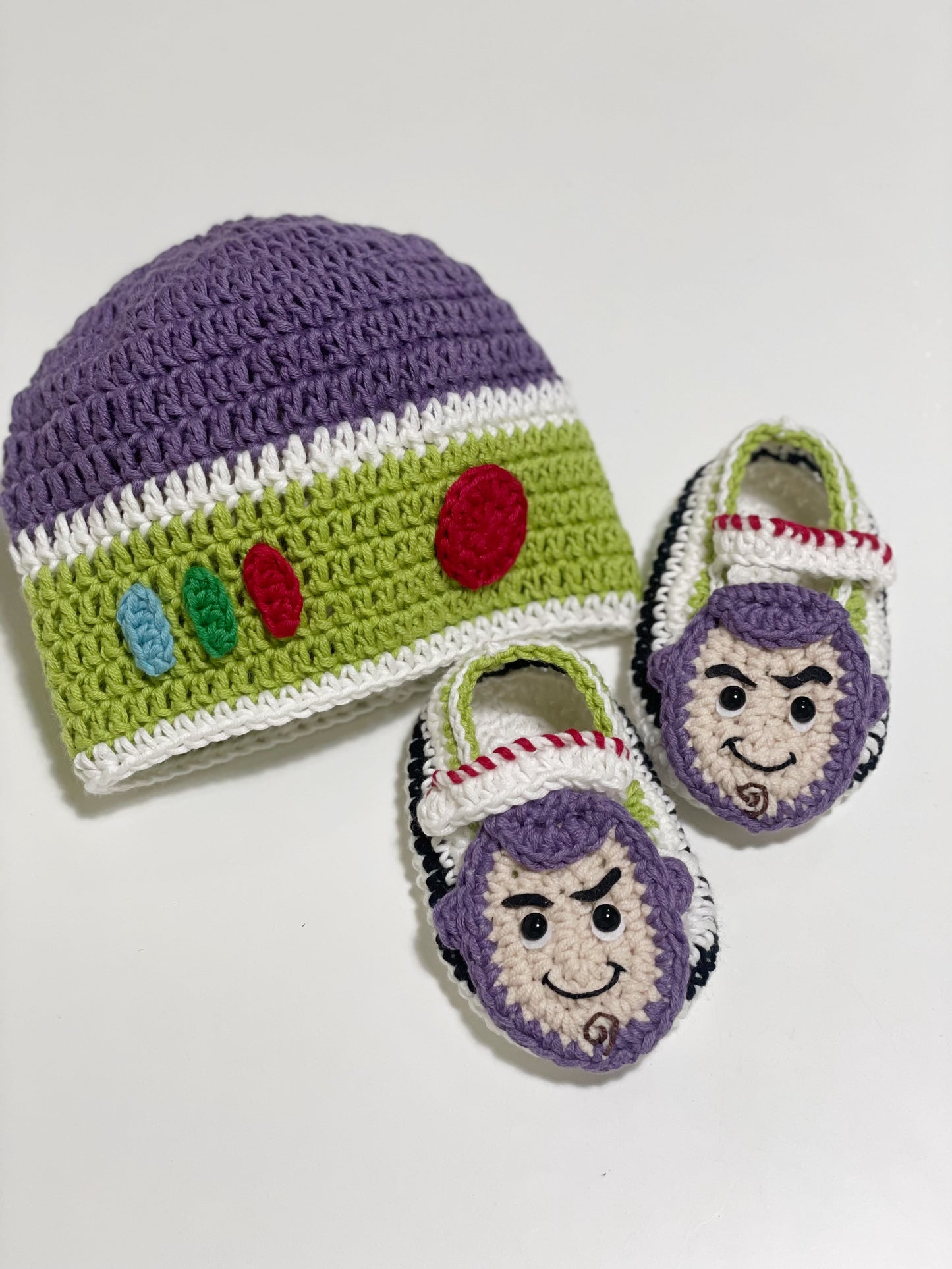 Custom Handcrafted Baby hat&shoes（100% Organic Cotton）