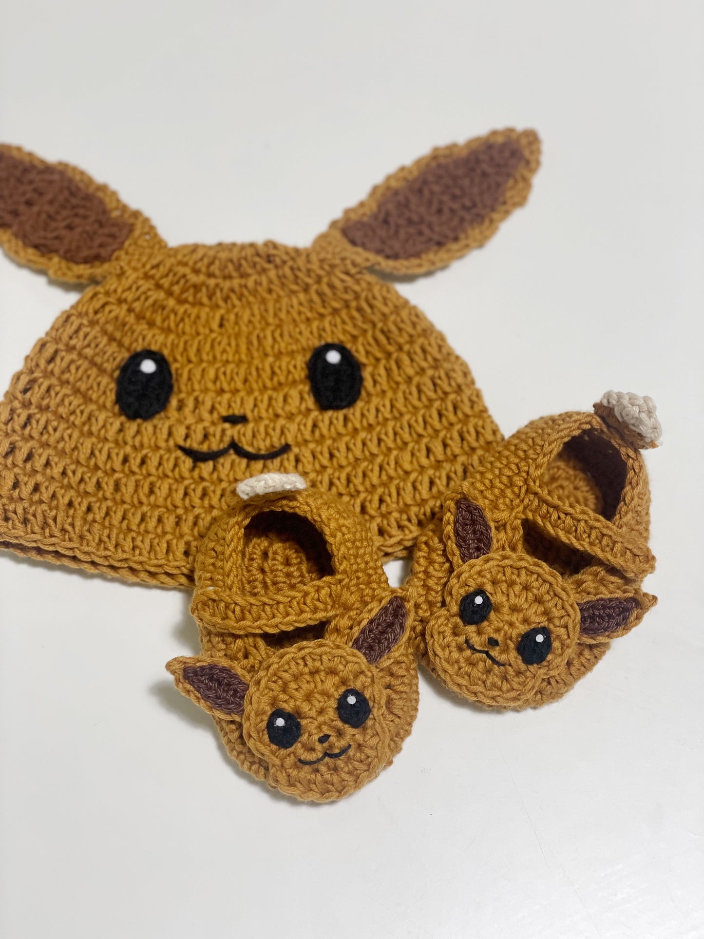Custom Handcrafted Baby hat&shoes（100% Organic Cotton）