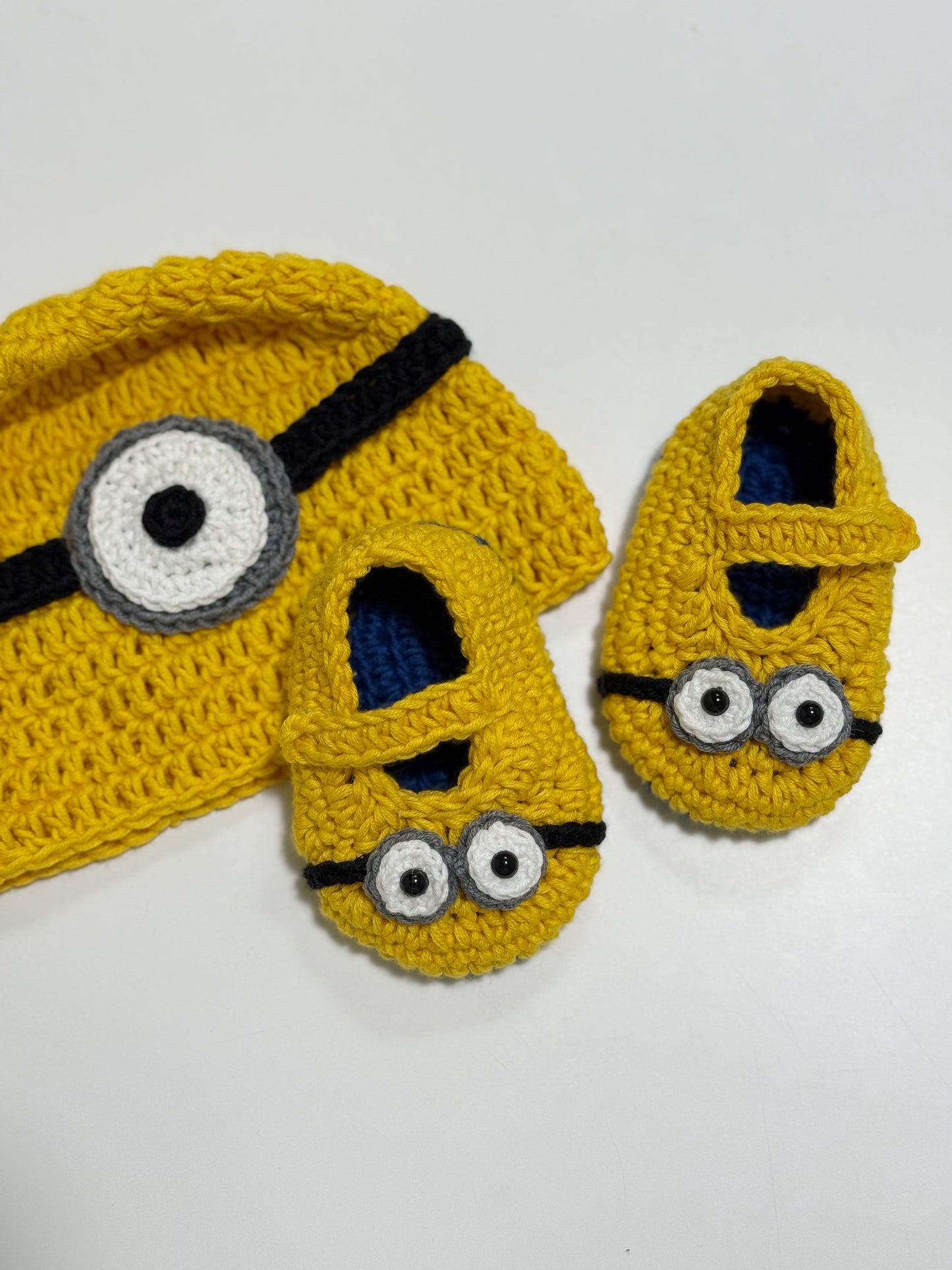 Custom Handcrafted Baby hat&shoes（100% Organic Cotton）