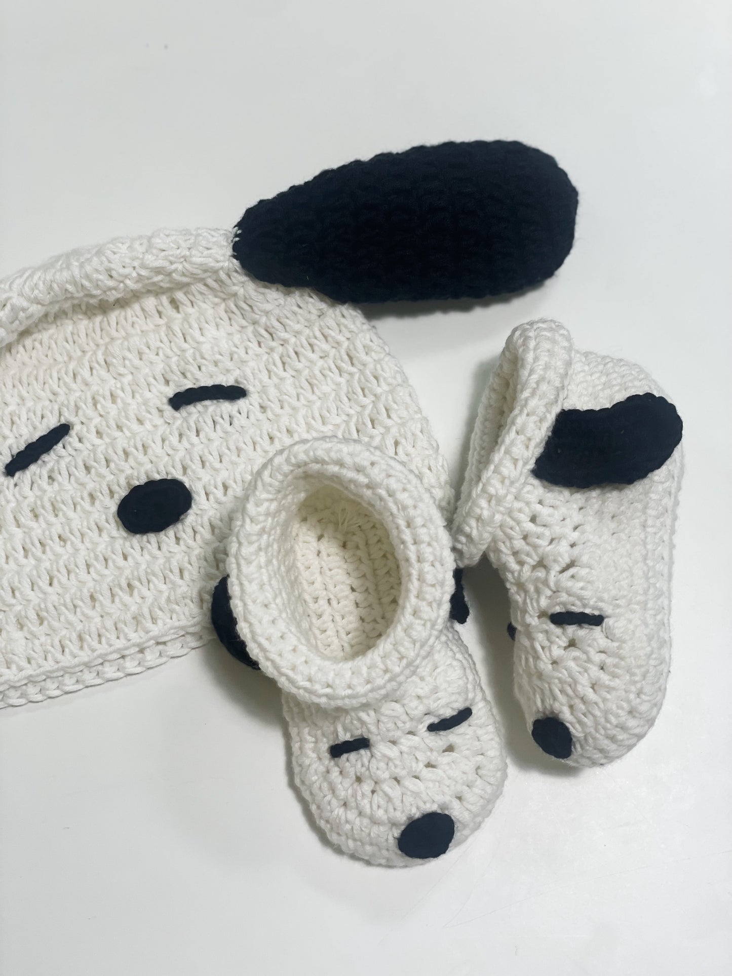Custom Handcrafted Baby hat&shoes（100% Organic Cotton）