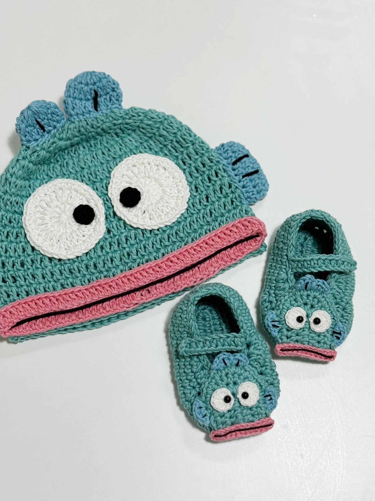 Custom Handcrafted Baby hat&shoes（100% Organic Cotton）