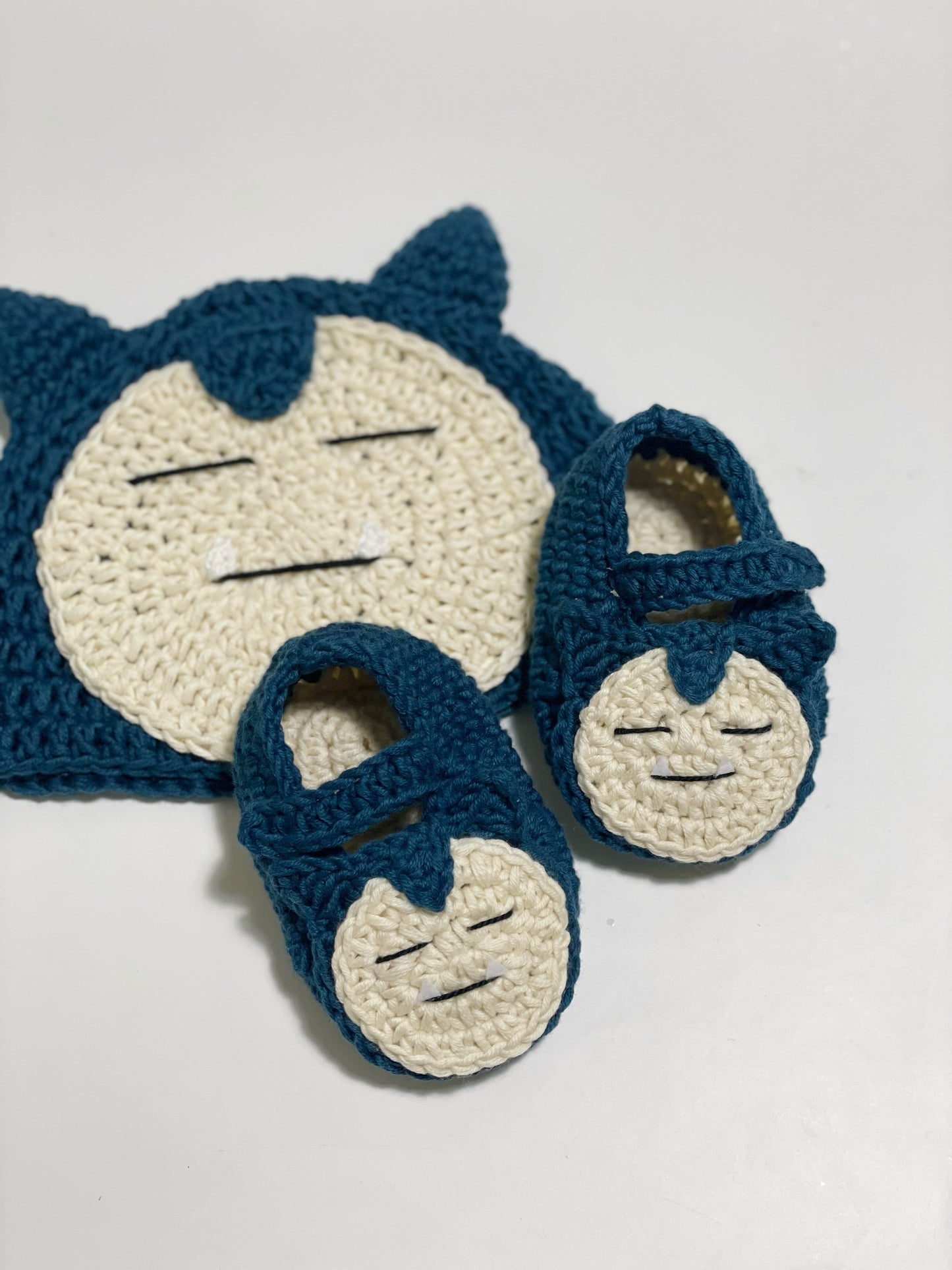 Custom Handcrafted Baby hat&shoes（100% Organic Cotton）
