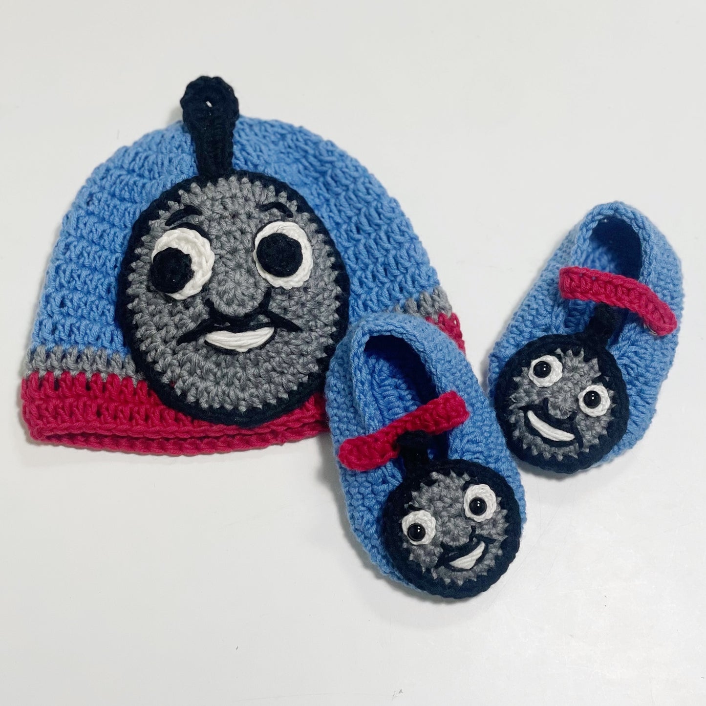 Custom Handcrafted Baby hat&shoes（100% Organic Cotton）