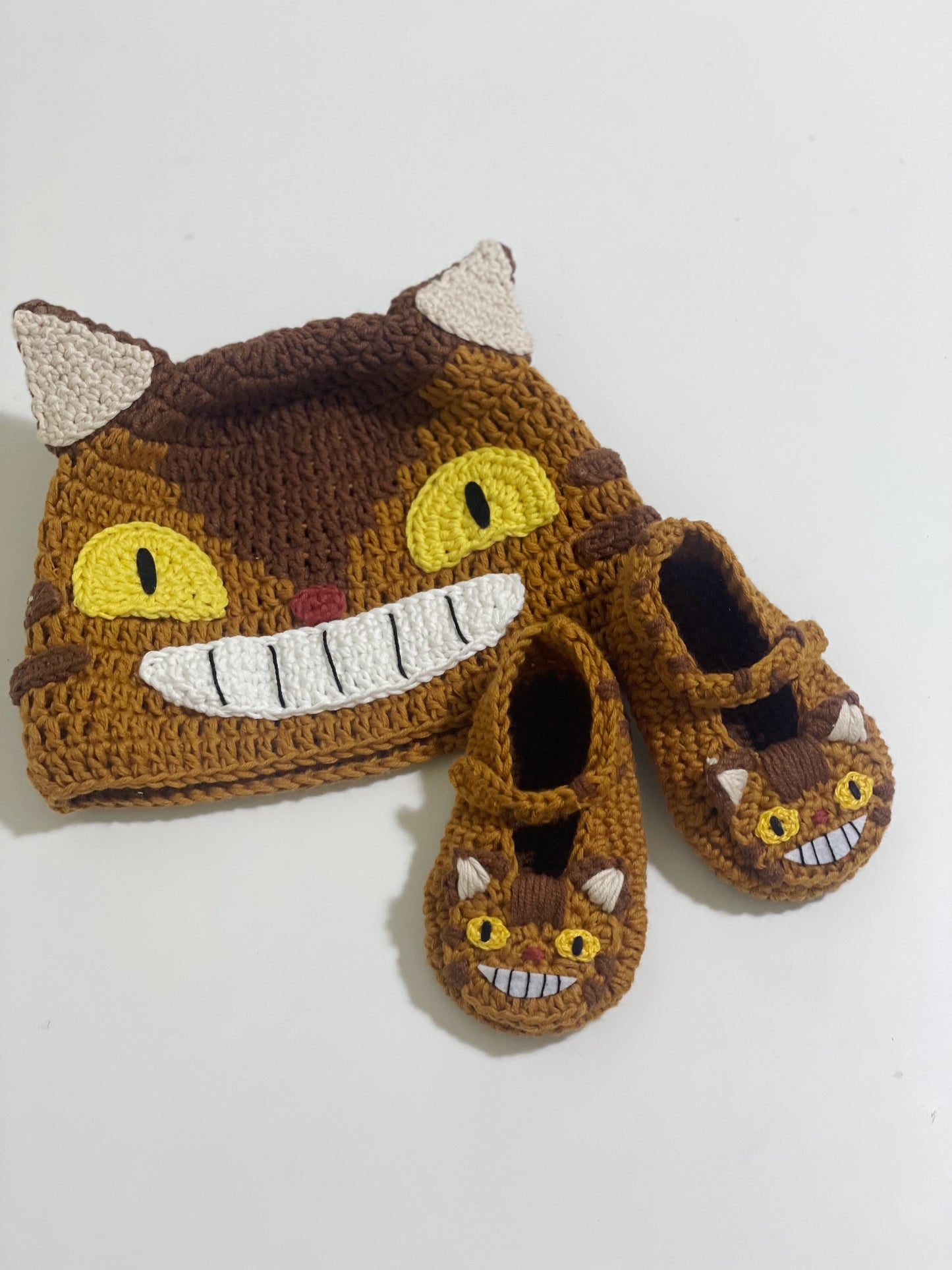 Custom Handcrafted Baby hat&shoes（100% Organic Cotton）